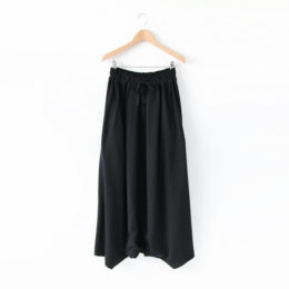 ブラックバンブ-ウ-ル サルエルパンツ・画像