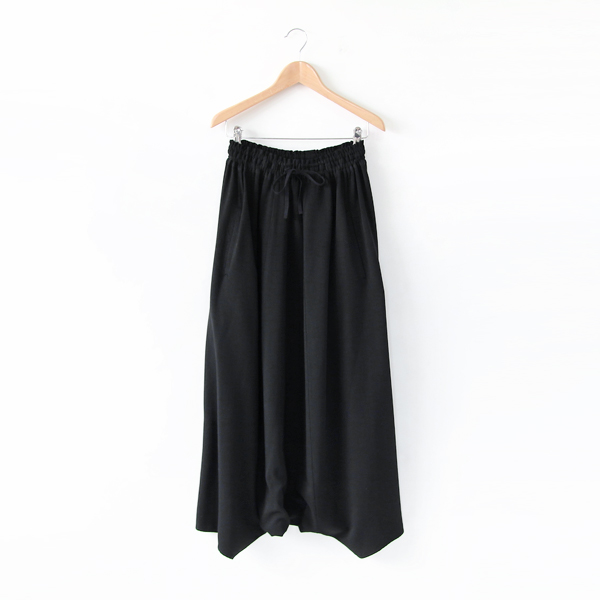 ブラックバンブ-ウ-ル サルエルパンツ・画像