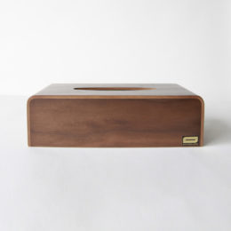 ティッシュボックスカバ- ウォルナット・画像