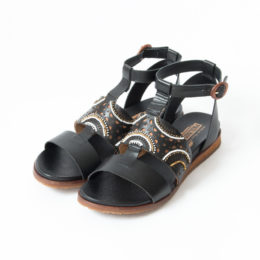 36ビ-ズサンダル PK718-0546 BLACK・画像