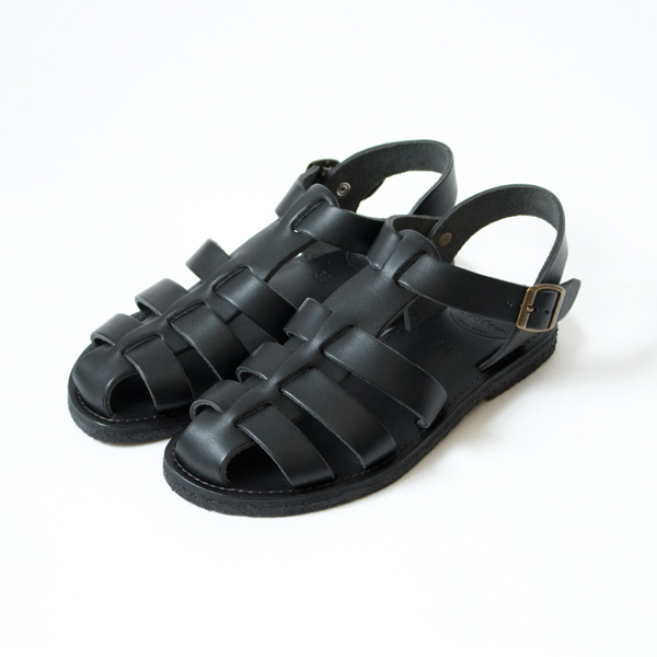 36グルカサンダル ブラック・画像