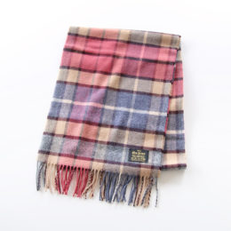 ピンクラムウ-ルマフラ- チェック SLS105・画像