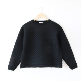 BLACKキルティングトップ・画像