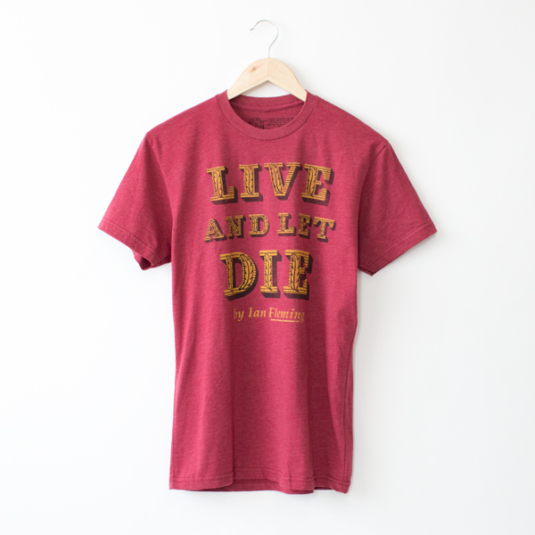 STシャツ LIVE AND LET DIE「007」・画像