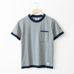 PURE GREYポケットニットTEE・画像
