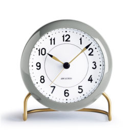Limited EditionARNE JACOBSEN Table Clock Station Light grey・画像