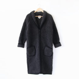 Sガウンコ-ト DRESSING GOWNS / BLACK・画像