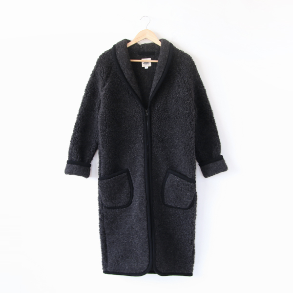 Lガウンコ-ト DRESSING GOWNS / BLACK・画像