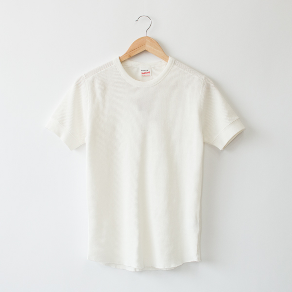 OFFWHITE【別注】ワッフルクル-ネックショ-トスリ-ブ・画像