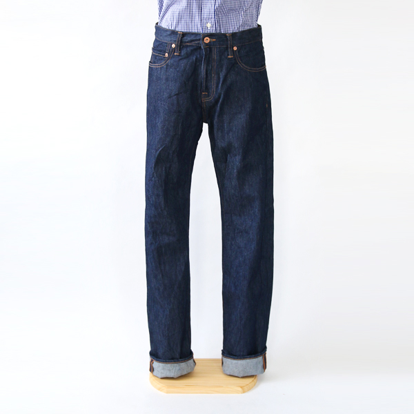 INDIGO 30メンズ 14OZ STRAIGHT LEG ONE WASH デニム・画像
