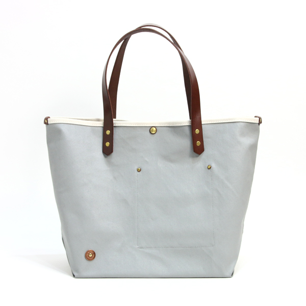 9号CHERRY TOTE(M)【別注】帆布バッグ SCCC 002 BROWN/GREY・画像