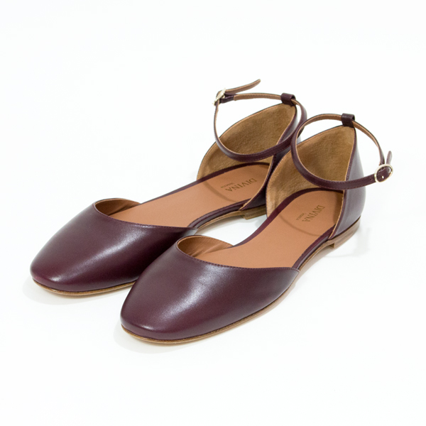 38.0ストラップフラットシュ-ズ PRUGNA・画像