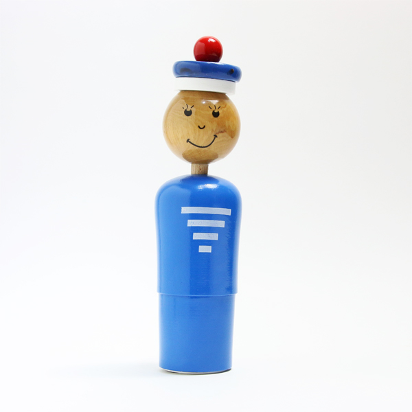 木製貯金箱 MARIN NAVY BOY NAVY（男の子）・画像