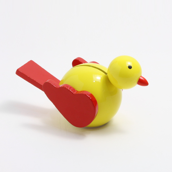 木製貯金箱 YELLOW BIRD（鳥）・画像