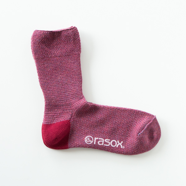 アカネストレッチ・コットン レディ-スソックス・画像