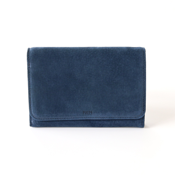 NAVY BLUESMOKE L型ウォレット（ミドルサイズウォレット）・画像