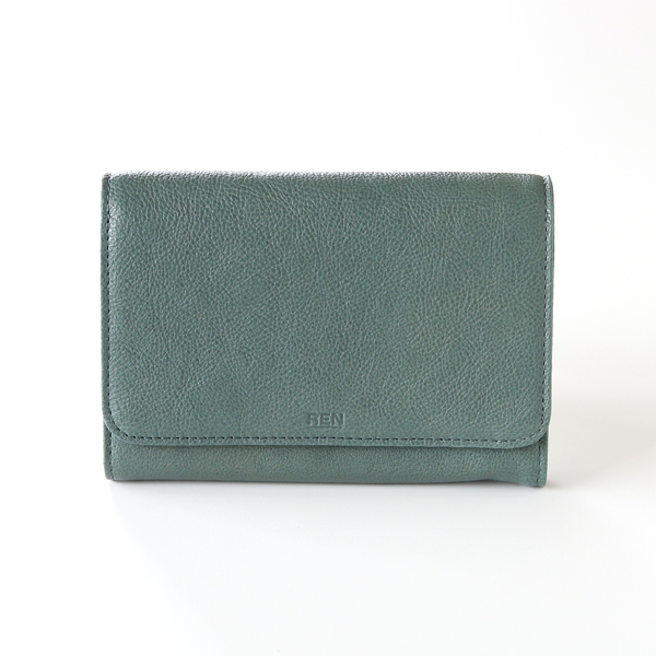 PEACOCK GREENSOLUM L型ウォレット（ミドルサイズウォレット）・画像