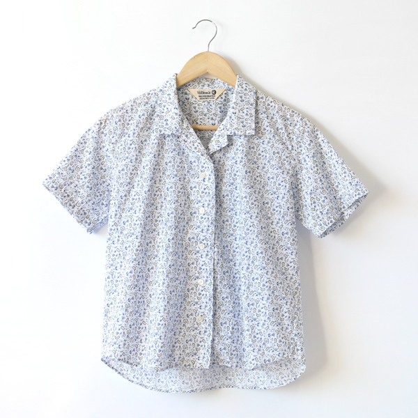 開襟シャツ ペイズリ-/IVORY開襟シャツ ペイズリ-/IVORY・画像