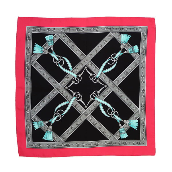 PINKスカ-フ／TASSEL CROSS・画像