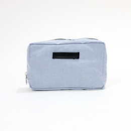 M【別注】SQUARE POUCH CHAMBRAY・画像