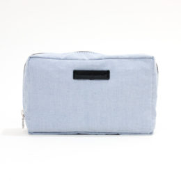 L【別注】SQUARE POUCH CHAMBRAY・画像