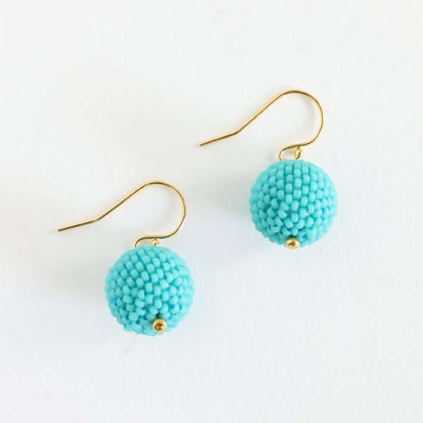 マットタ-コイズビ-ズボ-ルピアス・画像