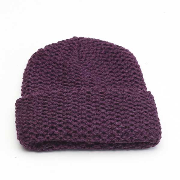 PURPLEワッチキャップ（ニットキャップ）・画像