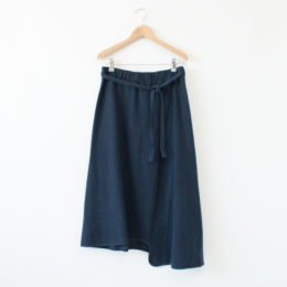 NAVY BLUEブラッシュ天竺スカ-ト・画像