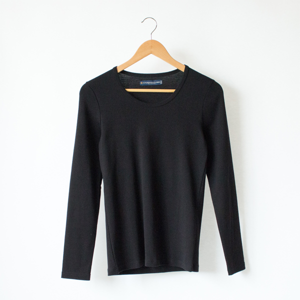 NOIRクル-ネックロングスリ-ブ・画像