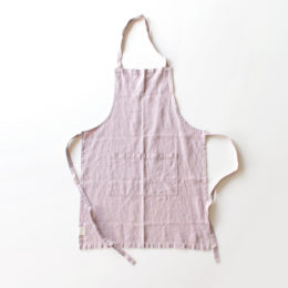 PINKLAVENDERリネンエプロン Regular apron Plain・画像
