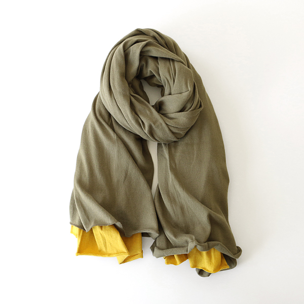 KHAKI/MUSTARDコットンコンビスト-ル・画像