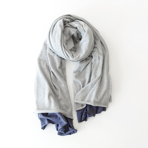 GREY/NAVYコットンコンビスト-ル・画像