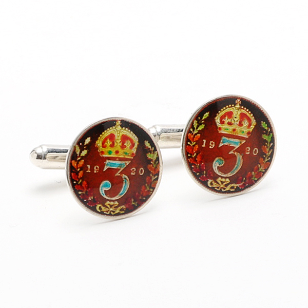 UK THREE PENCEカフス 大・画像