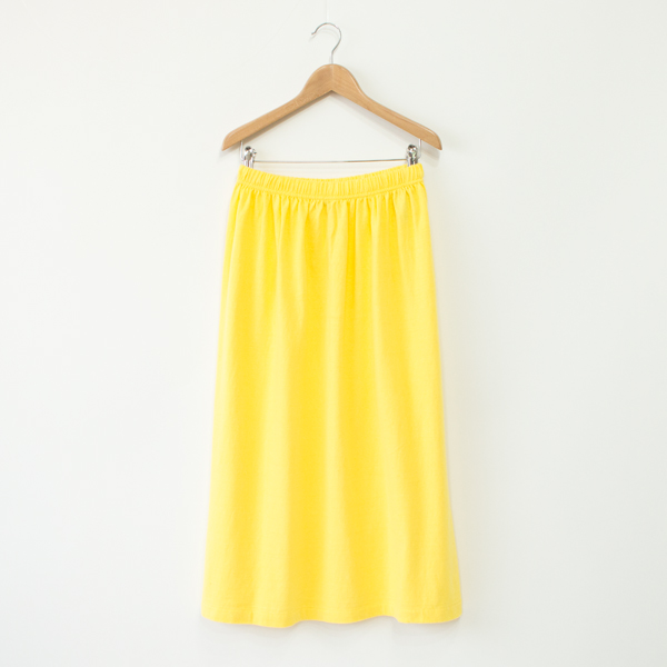 LEMON YELLOWLIBBY ジャ-ジ-スカ-ト・画像