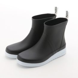 37フレキシブルラバ-ブ-ツ（レインブ-ツ）BLACK・画像