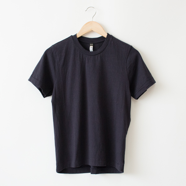 NAVY 1リネンコットン半袖Tシャツ・画像