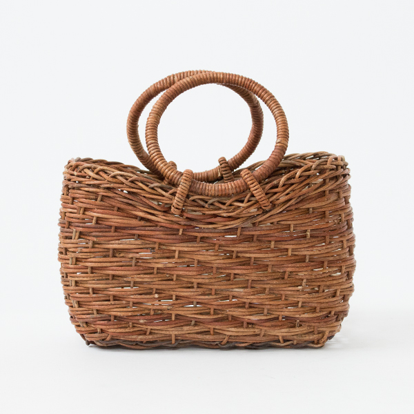 あけびのかご（妻胴張ほら編 リング手）・画像