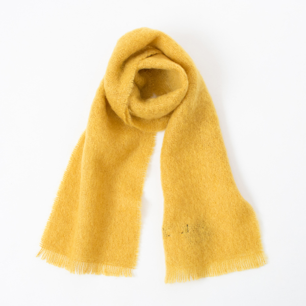 YELLOWモヘアマフラ-・画像