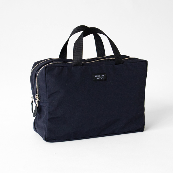 DARK NAVY2R SQUARE POUCH L・画像