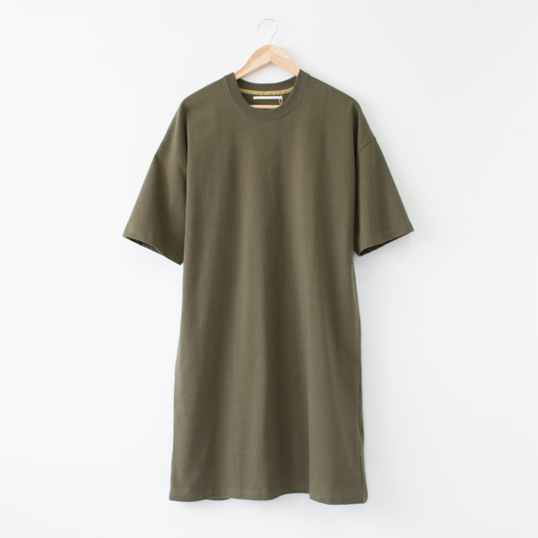 DARK OLIVE度詰 Tシャツワンピ-ス・画像