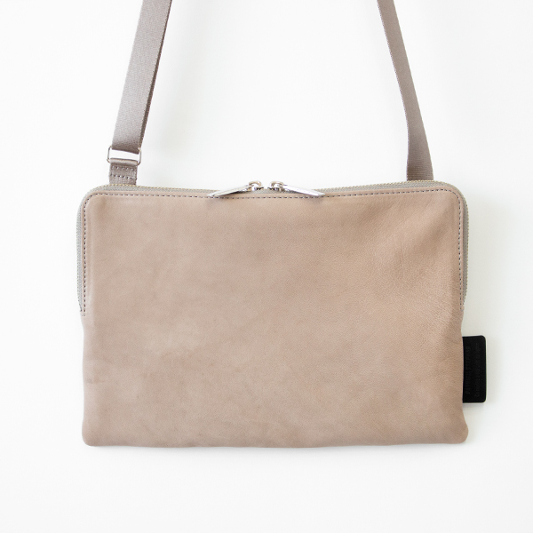 L.GRAYレザ-ショルダ-バッグ pouch・画像