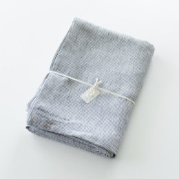 ホワイトシアサッカ-【別注】掛け布団カバ-・画像