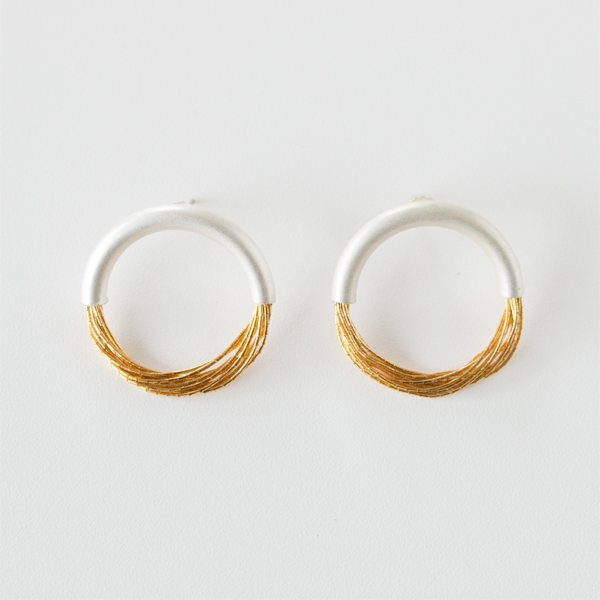 銀絲 tabane ピアス・画像