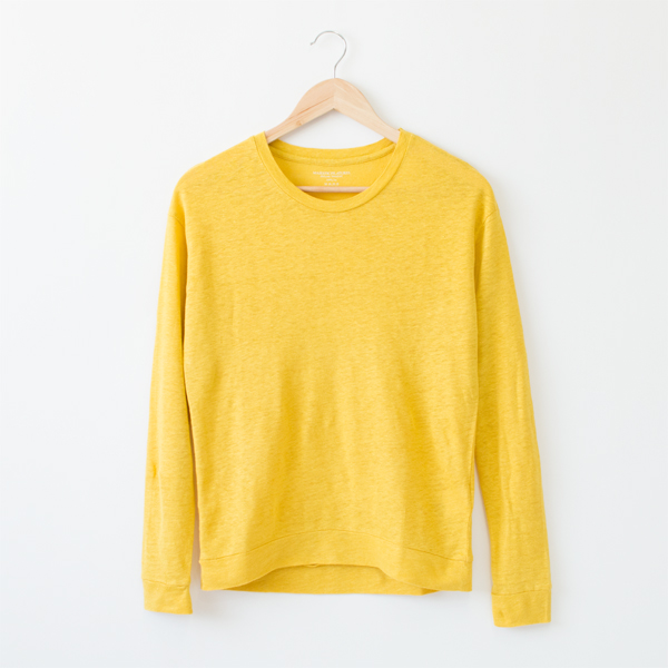 HONEYリネン ロングスリ-ブ カットソ-・画像