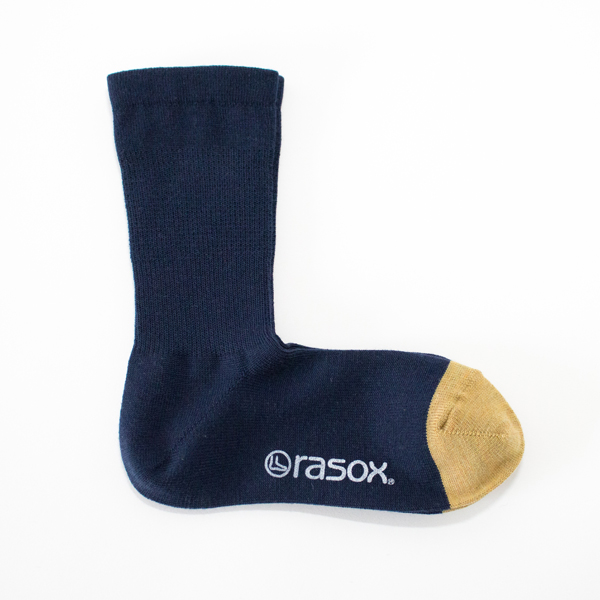 ネイビ-メリノウ-ル クル- レディ-スソックス・画像