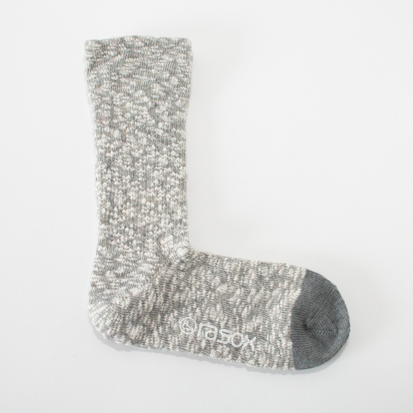 ライトグレ-ビックスラブ クル- メンズソックス・画像