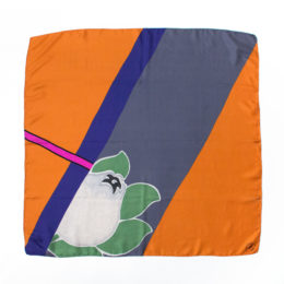 4 ORANGEMANTERO シルクツイルスカ-フ (90×90)・画像