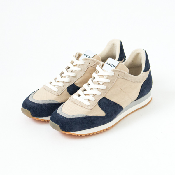 39.0スニ-カ- MARATHON CLASSIC BEIGE/NAVY・画像