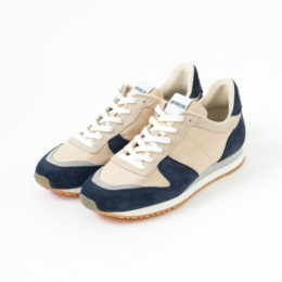 40.0スニ-カ- MARATHON CLASSIC BEIGE/NAVY・画像