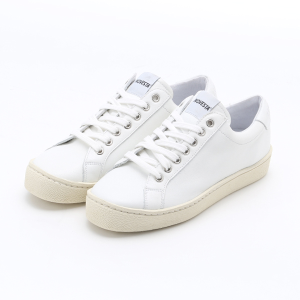 37.0レザ-スニ-カ- ITOH CLASSIC WHITE-WHITE・画像